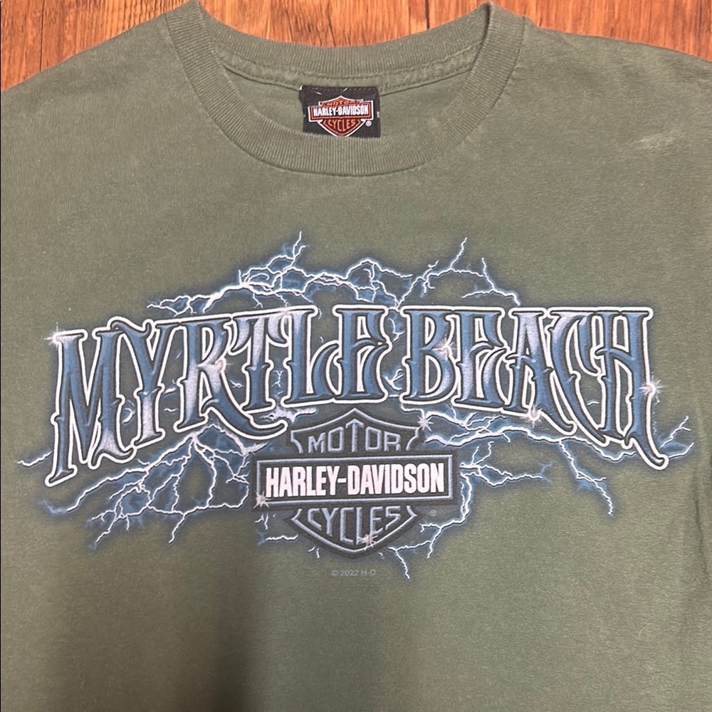 Harley-Davidson Olive Myrtle Beach Tee